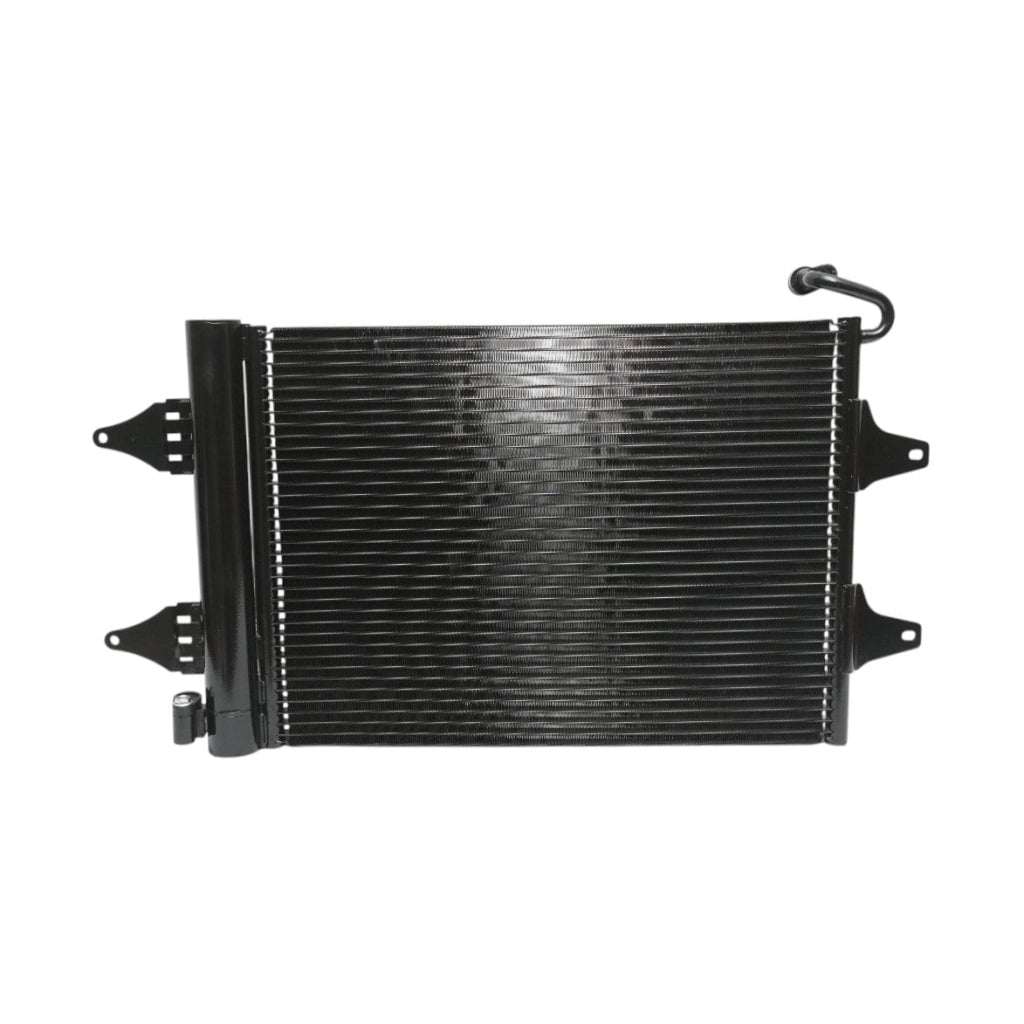 Radiatore climatizzazione (condensatore AC) – VW, Seat, Skoda Dimensioni: 352 × 480 mm Codici OEM compatibili: 5Z0820411D, 6Q0820411J, 35480, 1924005449