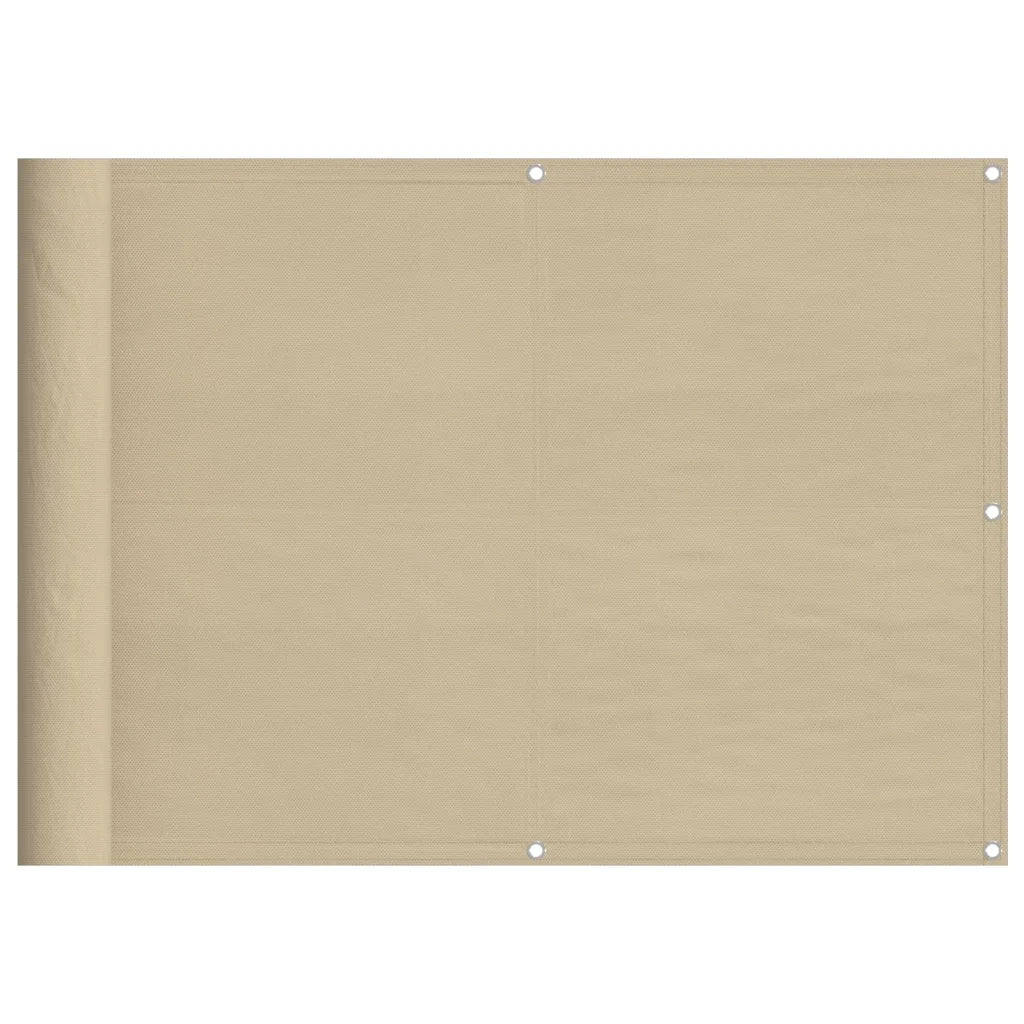 Paravento da Balcone Beige 75x800 cm 100% Poliestere Oxfordcod mxl 92655