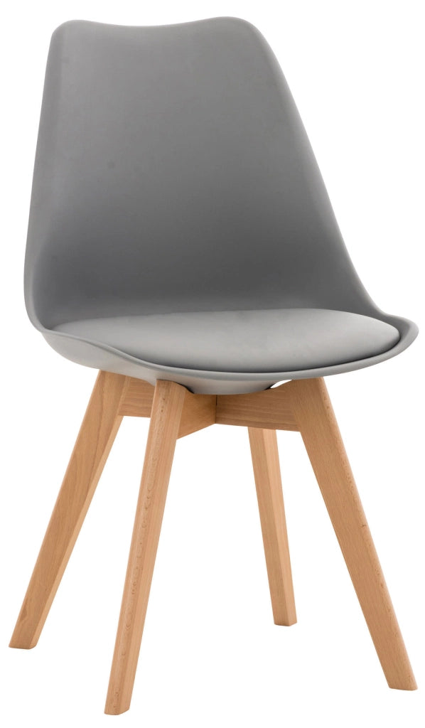 Sedia Pranzo Linares grigio,Plastica