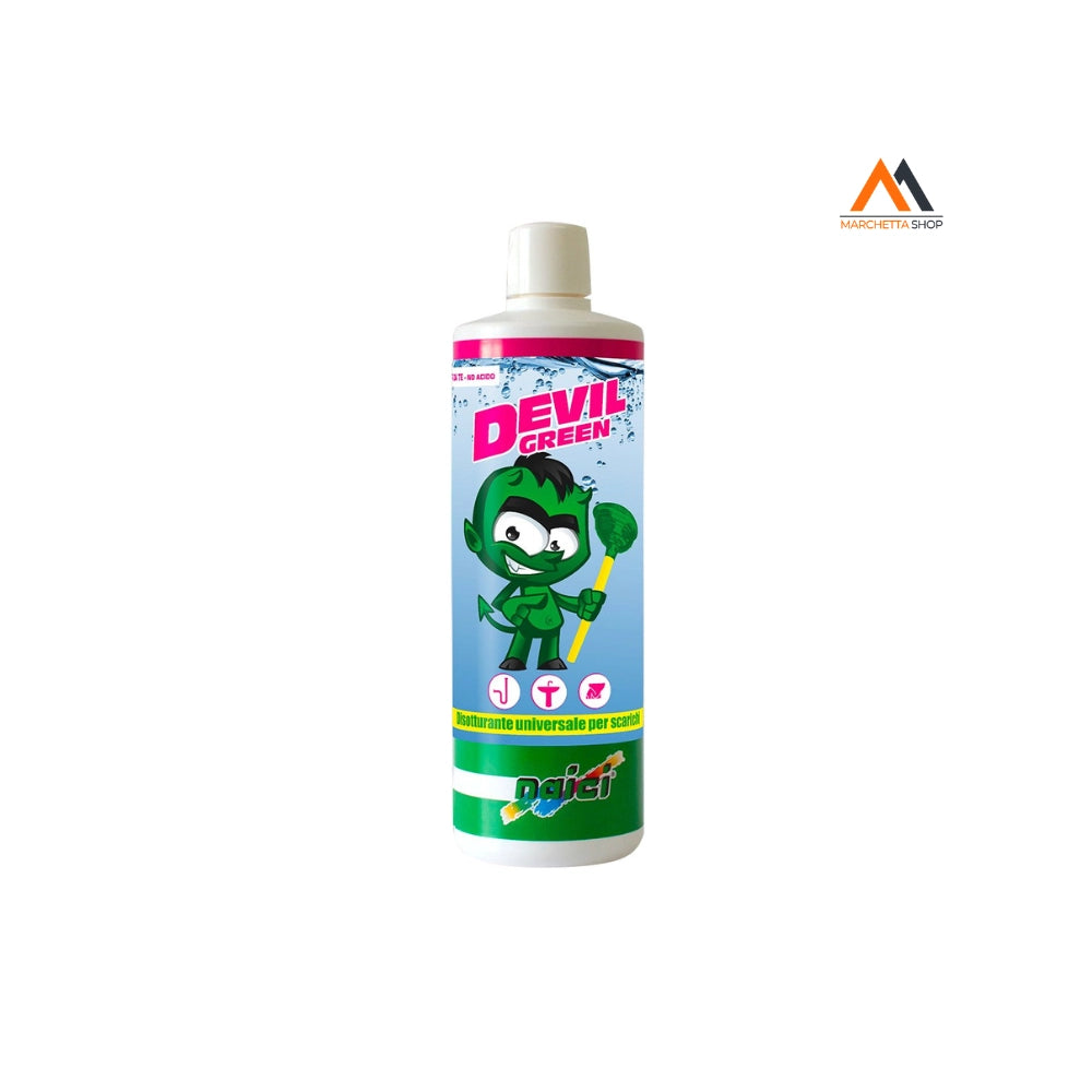 DISOTTURANTE PER SCARICHI DEVIL GREEN lt. 1