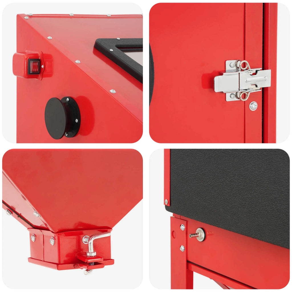Cabina di Sabbiatura 226 L 125 PSI Acciaio laminato a freddo 42012446