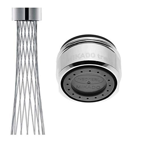 Aeratore filtro per rubinetto risparmio d'acqua 88% Mikado 24x1 design Neoperl