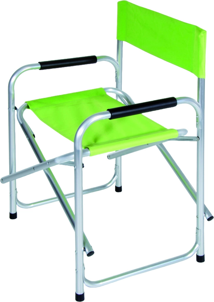 SEDIA REGISTA ALLUMINIO cm. 47x57x78 h col. Verde