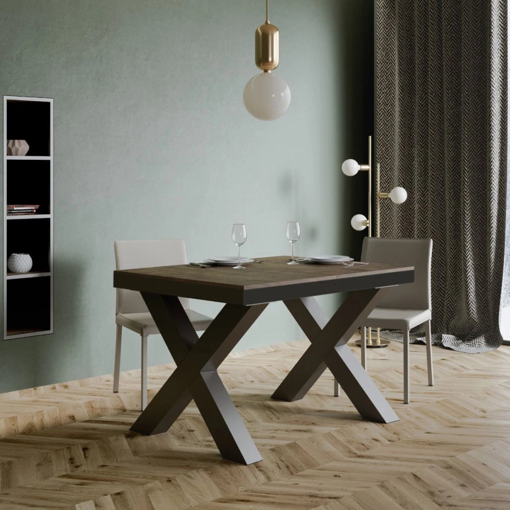 Tavolo Allungabile 120-224x90x80 cm Traffic Evolution Noce