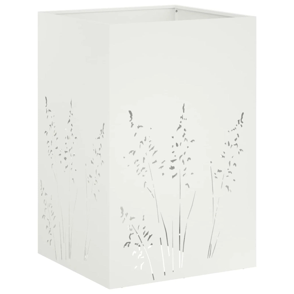 Vaso da giardino 2 pz Bianco 50 x 50 x 75 cm 8005767