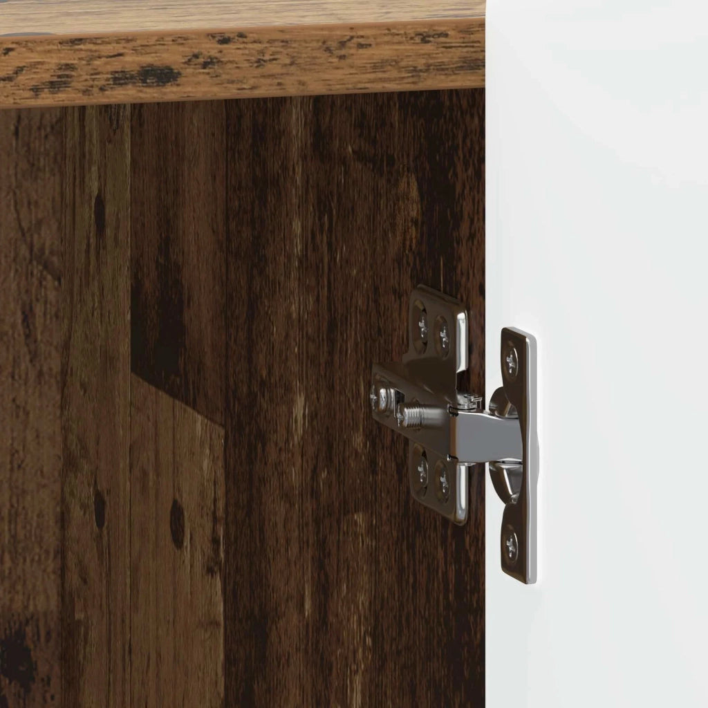 Armadio da Notte 2 pcs Legno antico 43 x 34,5 x 52 cm