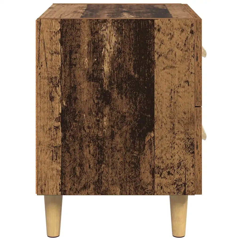 Armadietto per letto 2 pz Legno vecchio 40 x 35 x 47.5cm CFW4287016