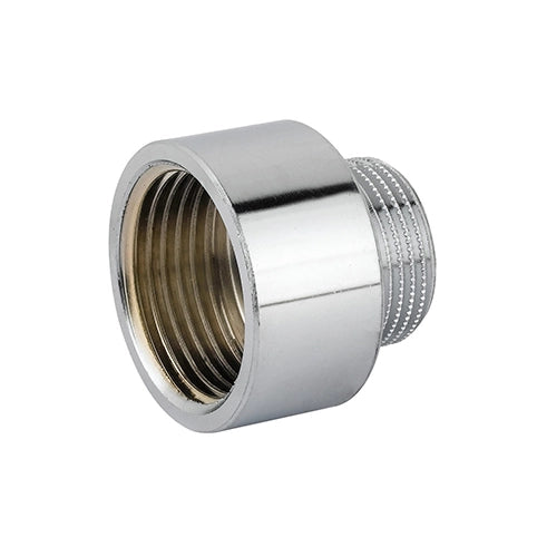 PROLUNGA RIDOTTA OTTONE CROMO- 1/2 x 3/8- CAVAL- pezzi 10