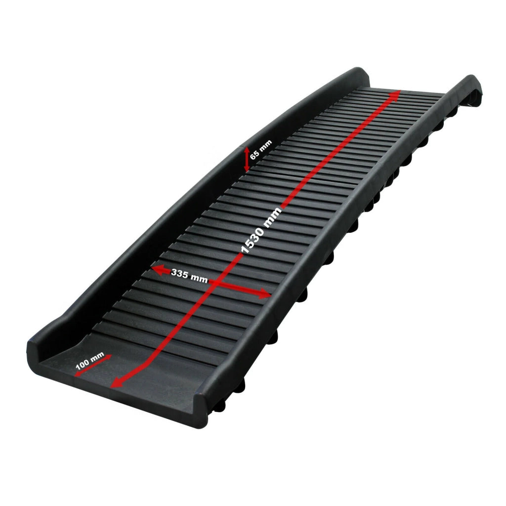 Rampa pieghevole per cani rampa di accesso antiscivolo 156 cm per animali domestici auto veicolo 16_0002733