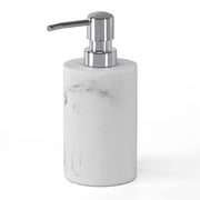 Dispenser sapone effetto marmo bianco in resina Ivy