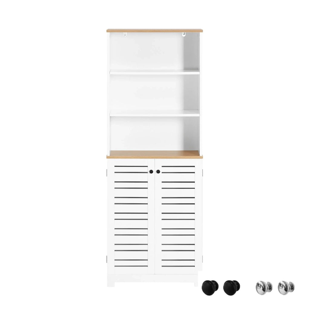 Mobile Bagno Mobile Cucina Mobile Studio Armadio Alto Colonna Scaffale BZR44-W
