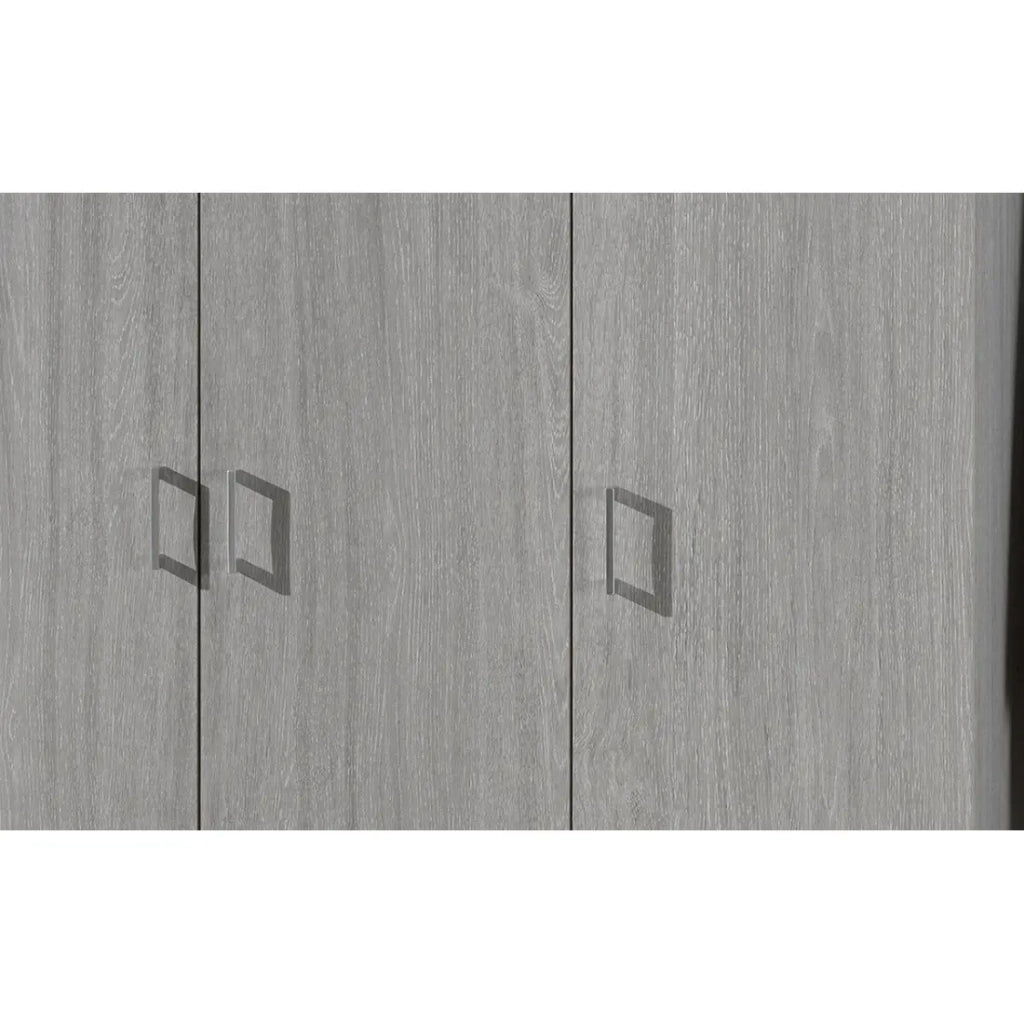 Armadio REY – 3 porte – 120×180 cm – Rovere grigio – Stile scandinavo