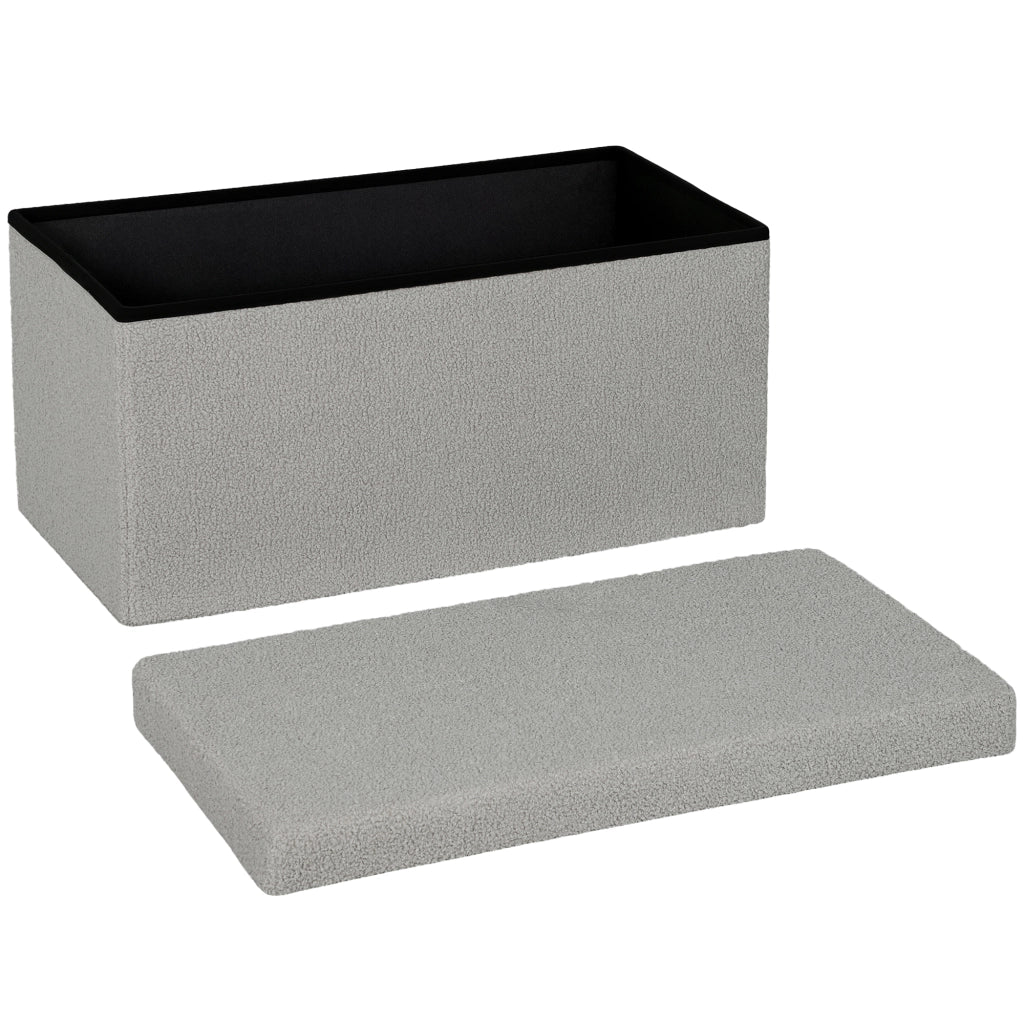 Pouf con contenitore ¨C zephmum ¨C grigio chiaro