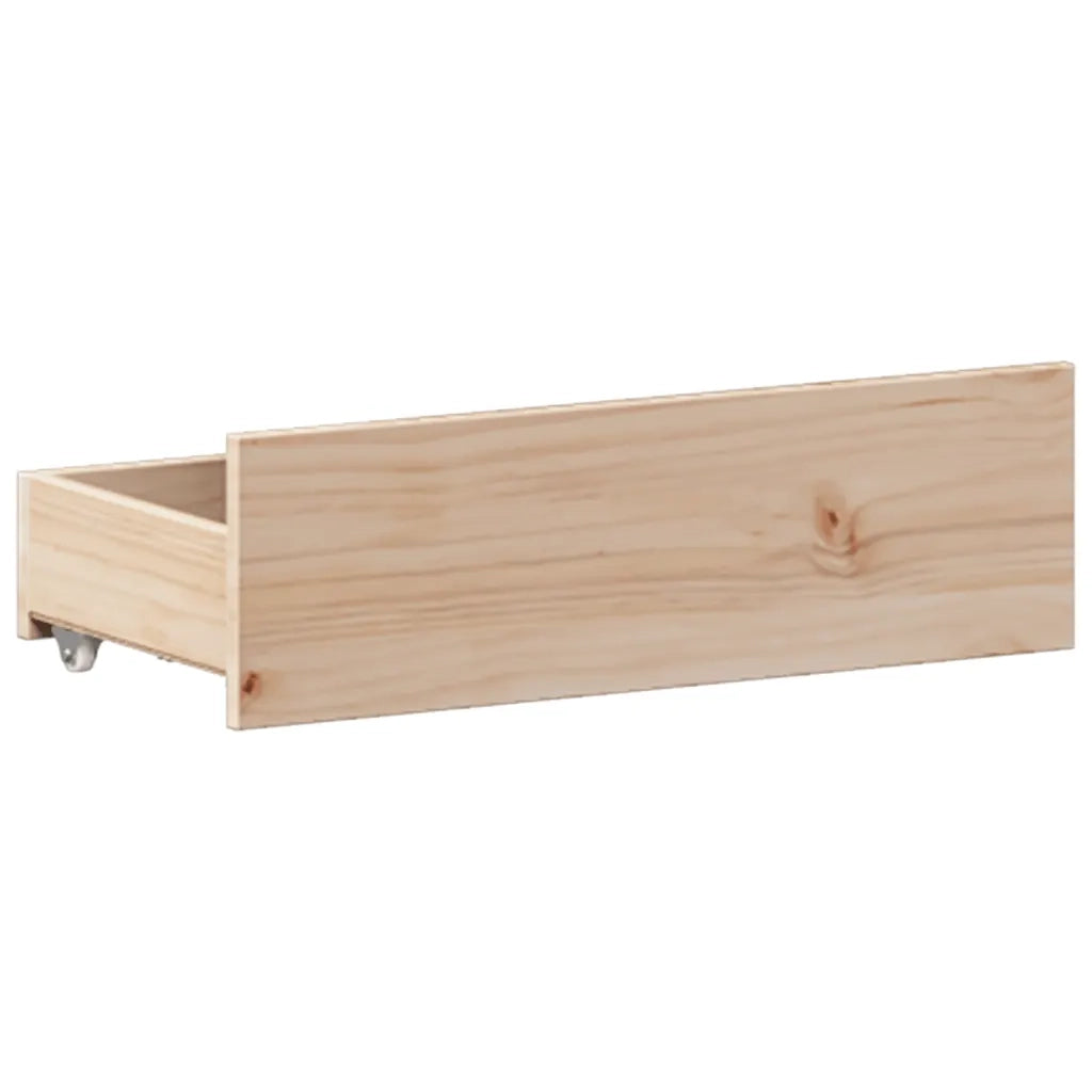 Giroletto senza Materasso con Testata 135x190 cm Massello Pino
