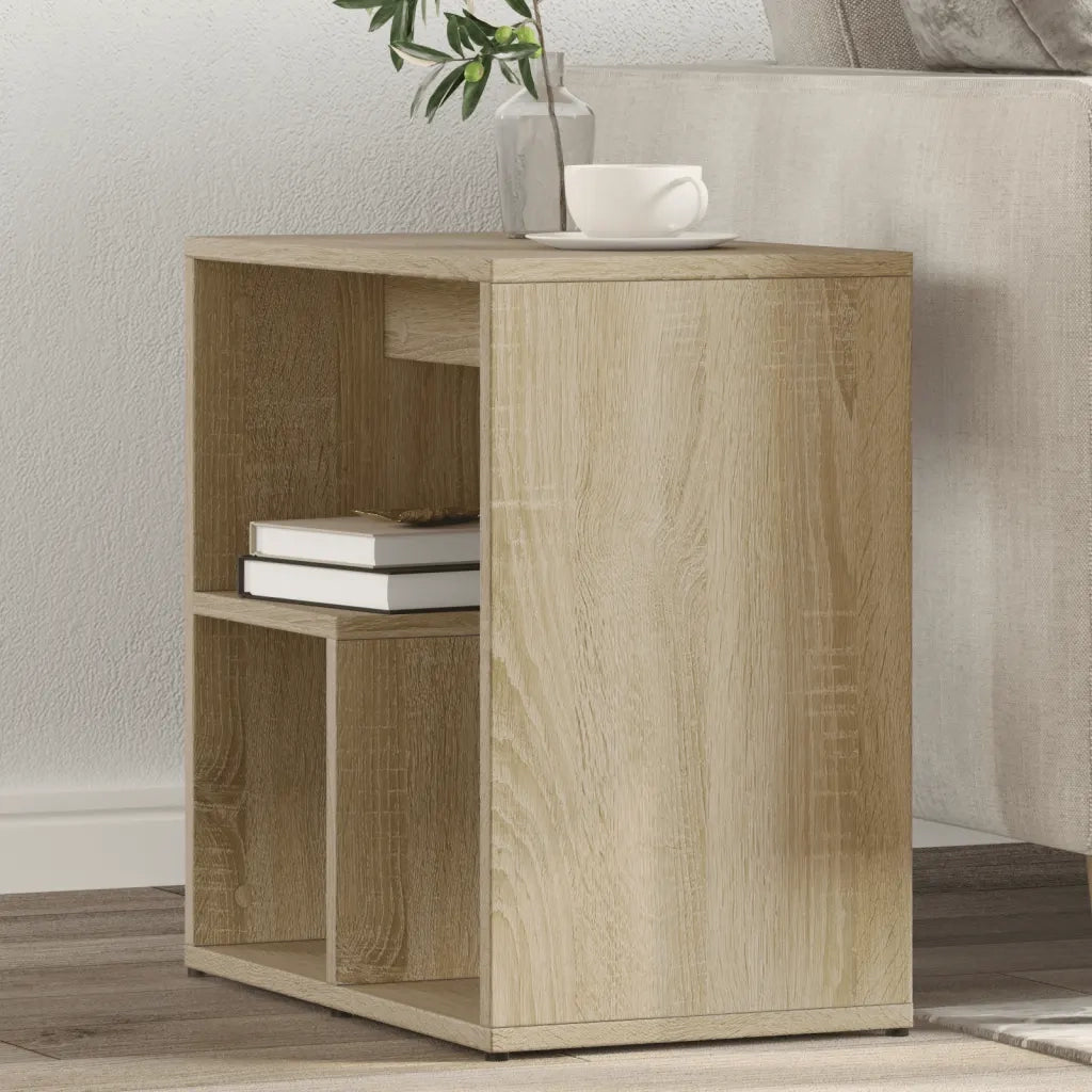 Tavolini Rovere Sonoma 2 pz | Tavolo laterale 50x30x50 cm in Legno Multistrato