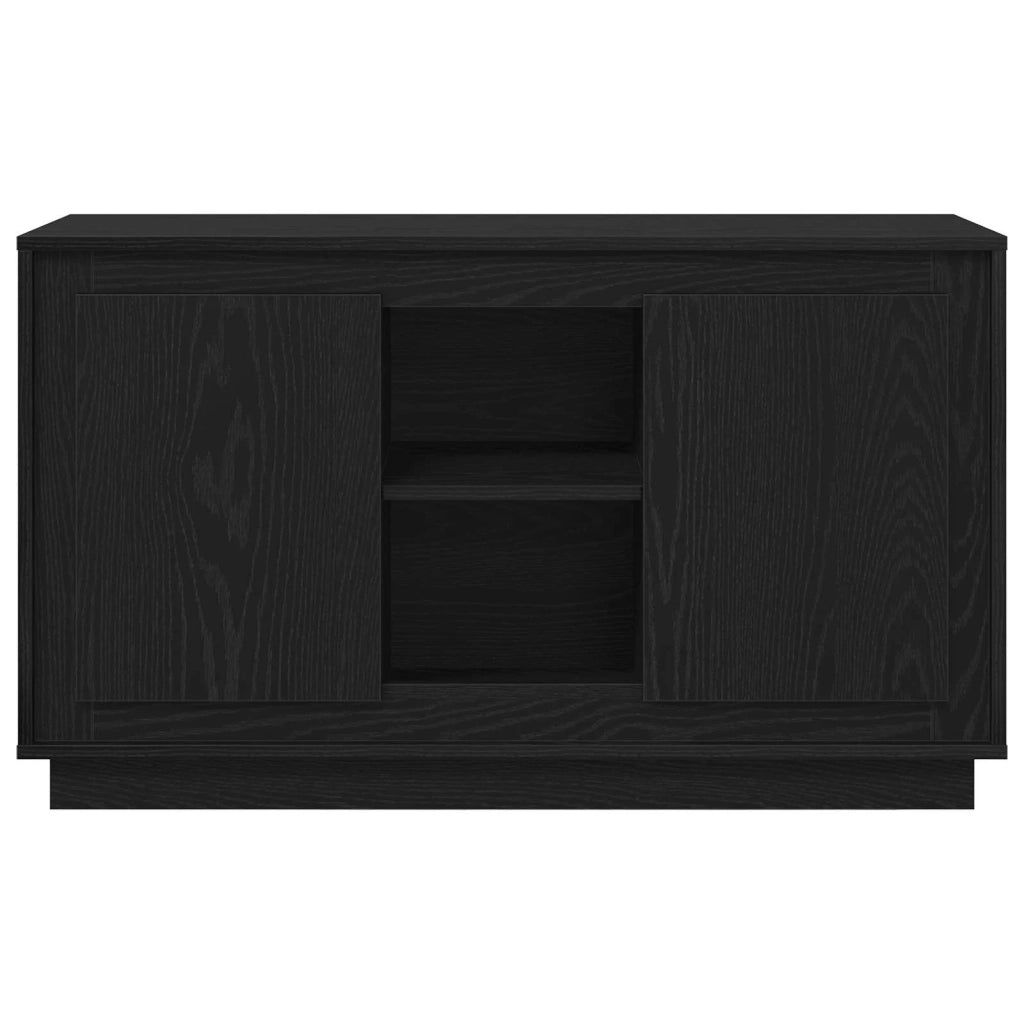 Credenza Rovere Nero 102 x 35 x 60 cm Legno multistrato 862815