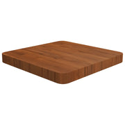 Piano Tavolo Quadrato Marrone Scuro 40x40x4cm Rovere Trattato cod mxl 71258