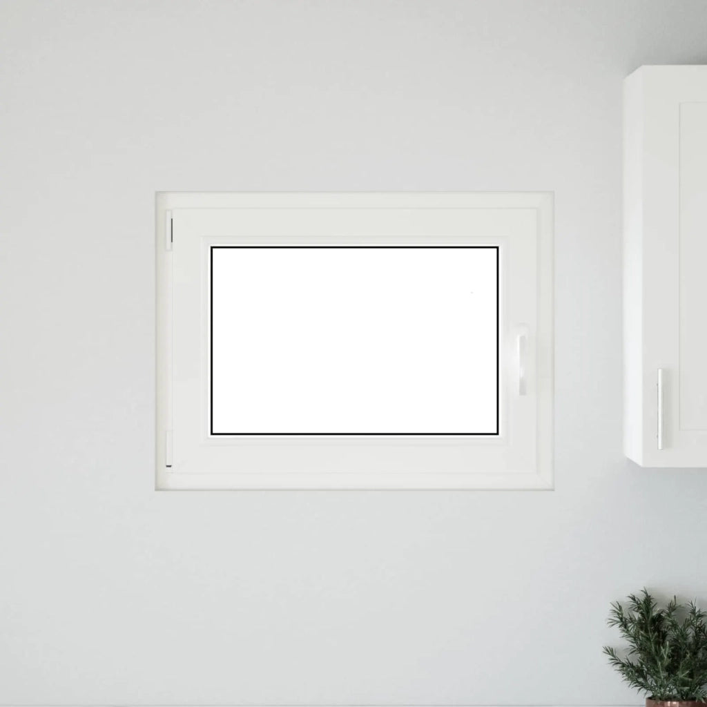 Finestra per Soffitta RISOR 80 x 70 cm PVC e Vetro Bianco CFW3770287