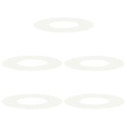 adatto per Anelli d'Albero Piatto 5 pz Bianco ?30 / 60 cm CFW5663979