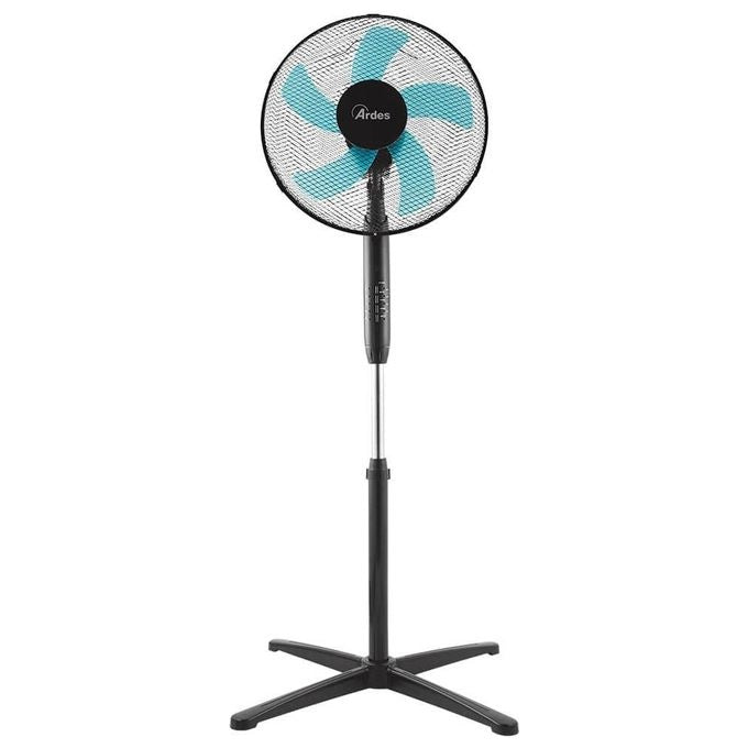 Ardes Ventilatore a Piantana con Telecomando STEELO 40PNR Oscillante e Inclinazione Regolabile Base di 40 cm
