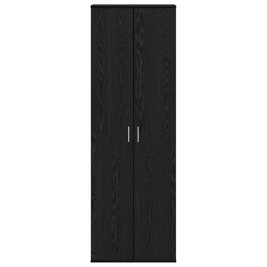 Alto mobile Rovere nero 60 x 35 x 180 cm Legno multistrato 3365569