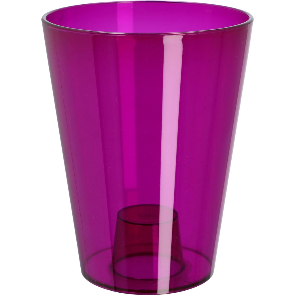 Vaso per orchidee KADAX in plastica, 12 cm, viola