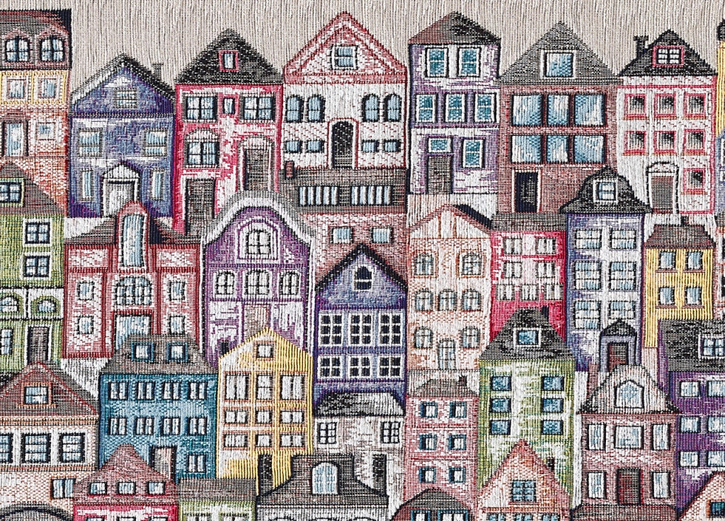 Tappeto Passatoia Cucina Corsia Retro Antiscivolo Disegno Village By Suardi - 55x280 - Village