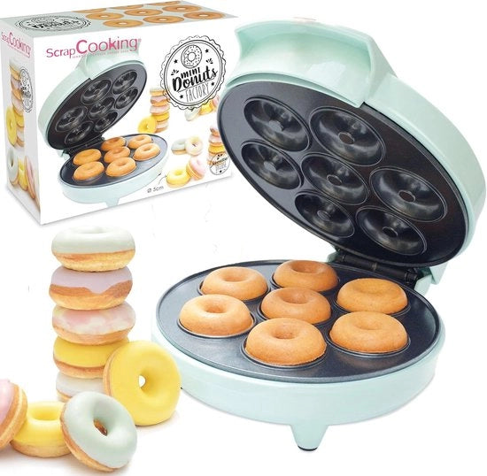 Cucinatore di Mini Donuts - Macchina per Donuts con Strato Antiscivolo - Ideale Regalo per gli Appassionati di Dolci