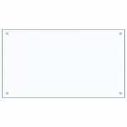 Paraschizzi per Cucina Trasparente 90x50 cm in Vetro Temperato CFW8107369