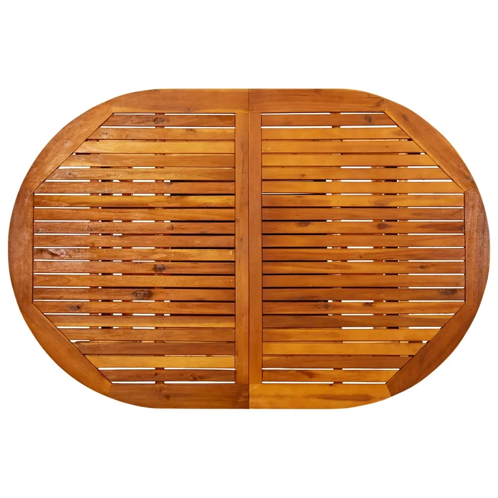 Tavolo da Giardino (150-200)x100x75 cm in Legno di Acacia 41818