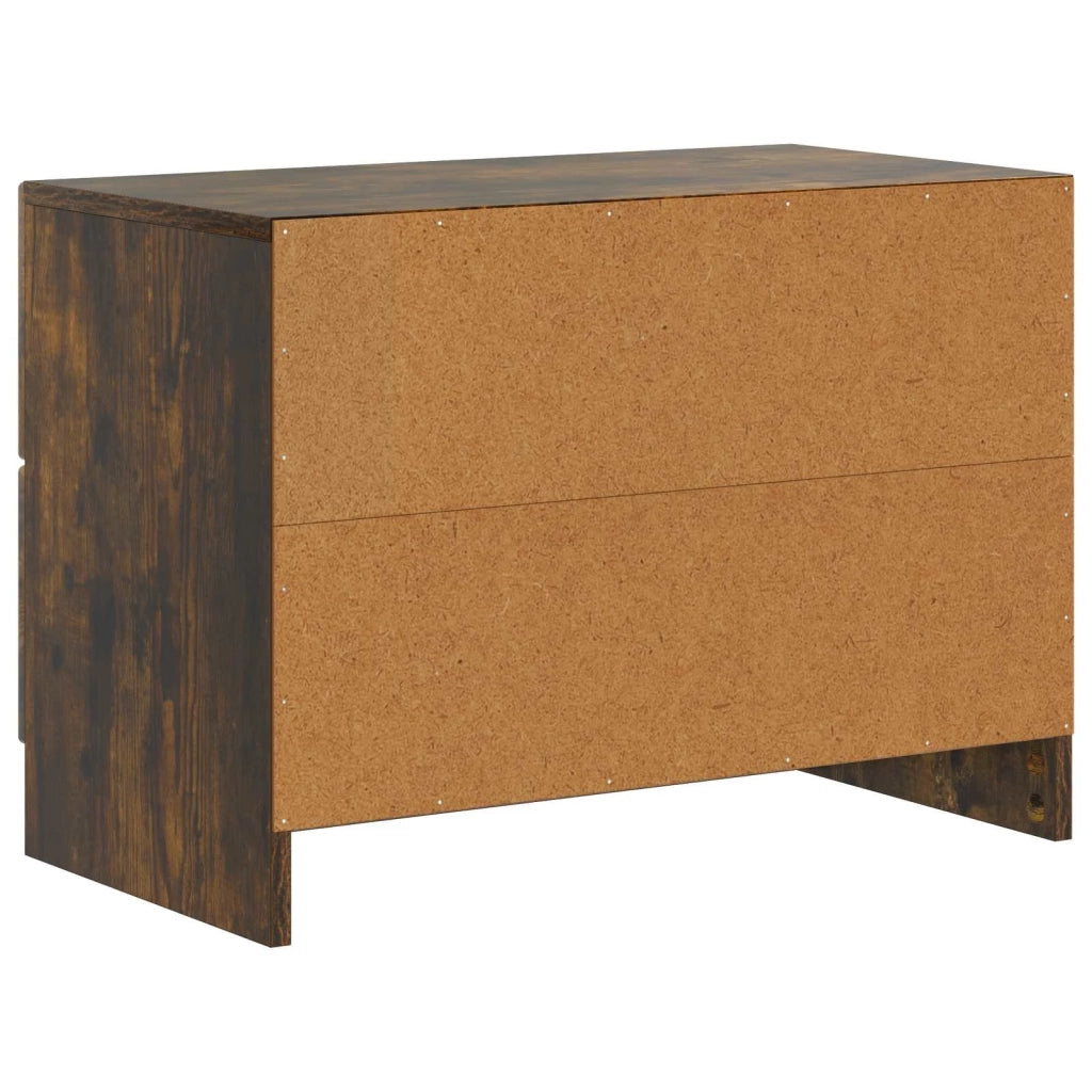 Armadio da Notte Rovere Fumo 62 x 34,5 x 44,5 cm 895700