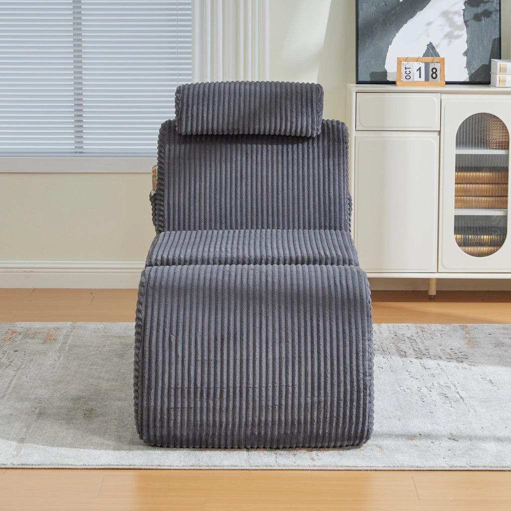 Poltrona Relax Ergonomica ¨C MINIMAL ¨C Tessuto Grigio Scuro