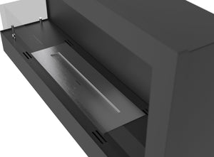 Camino a Bioetanolo da Incasso 90x45 cm Corner 900 Left Sinistro Nero