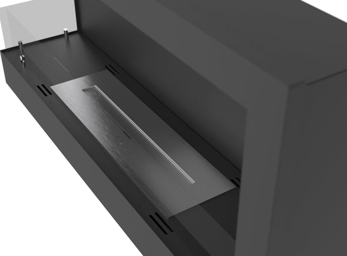 Camino a Bioetanolo da Incasso 90x45 cm Corner 900 Left Sinistro Nero