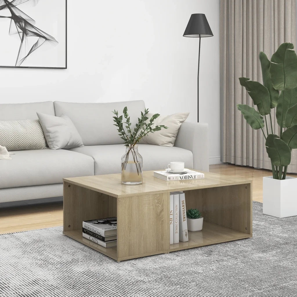 Tavolino da salotto | Tavolino da caff¨¨ | Tavolino da Soggiorno Rovere Sonoma 90x67x33 cm Legno Multistrato