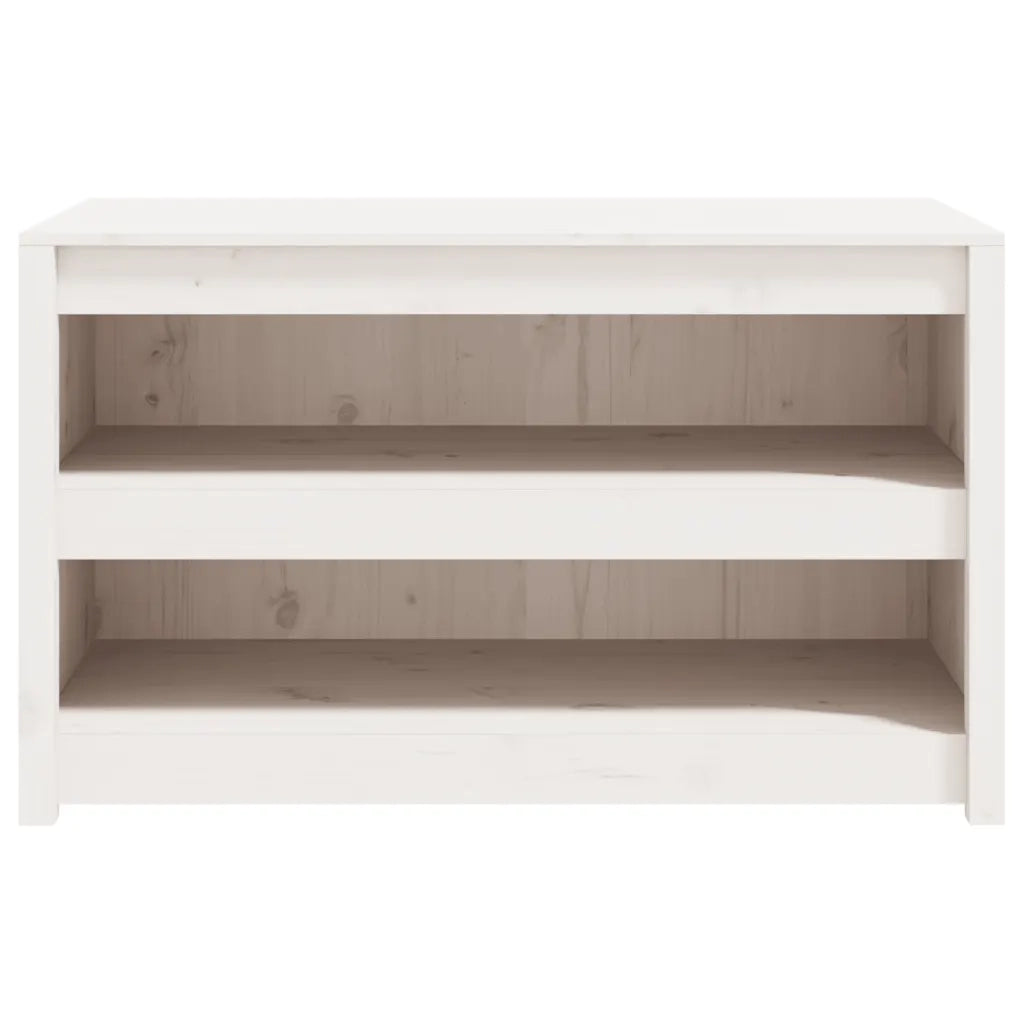 Mobile da Cucina da Esterno Bianco 106x55x64 cm Legno Massello di Pino