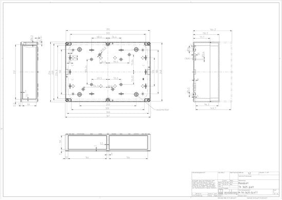 Spelsberg TK PS 3625-16-o 11091201 Contenitore universale 361 x 254 x 165 Plastica Grigio 1 pezzo(s)