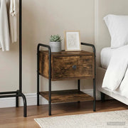 Armadio da Notte Rovere Fumo 35 x 36,5 x 47 cm 8007663