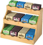 Organizzatore per tisane in bambù - 3 strati - materiale ecologico - soluzione di archiviazione