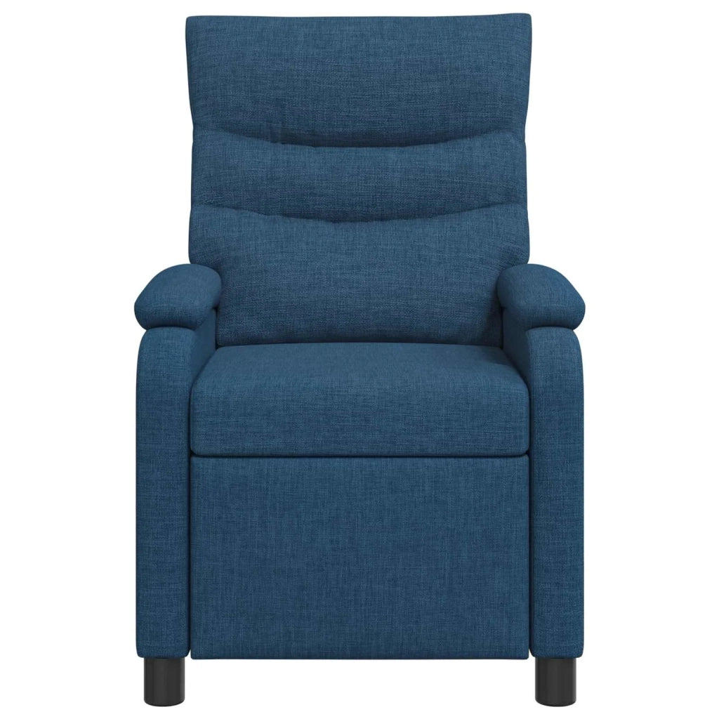 Divano Sedia-Poltrona reclinabile Blu Tessuto 991237