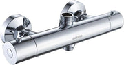 Douchekraan Termostatica 3/4" Uscita Superiore - Acciaio Inox - Per Colonna Doccia