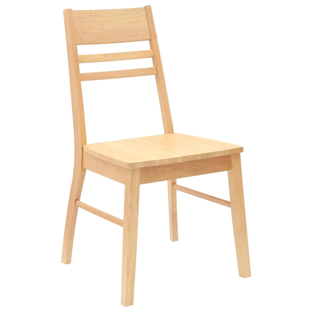 Sedie da pranzo 2 pcs Naturale 43 x 54 x 89 cm