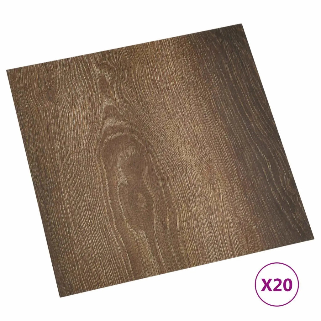 Plance per Pavimentazione Autoadesiva 30,5 x 30,5 cm 20 pz PVC CFW8555366