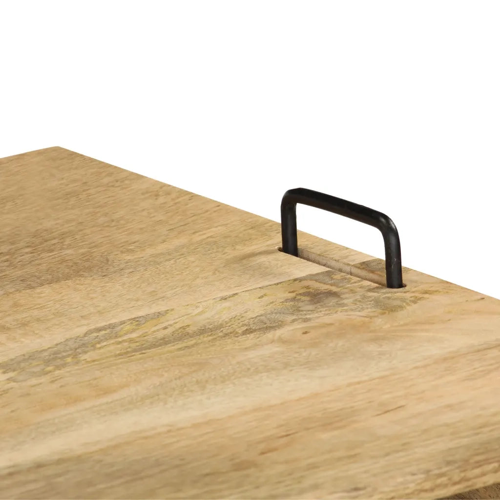 Mobile Porta TV in Legno Massello di Mango 110x35x45 cm cod mxl 18033