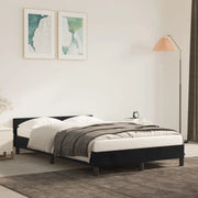 Giroletto senza Materasso Nero 120x190 cm Velluto