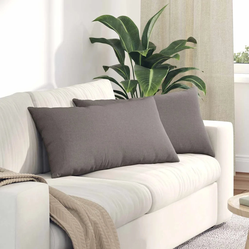 Cuscini da Divano 2 pz-Set di 2 Cuscini per Sofa Talpa 80 x 40 cm Tessuto 589836