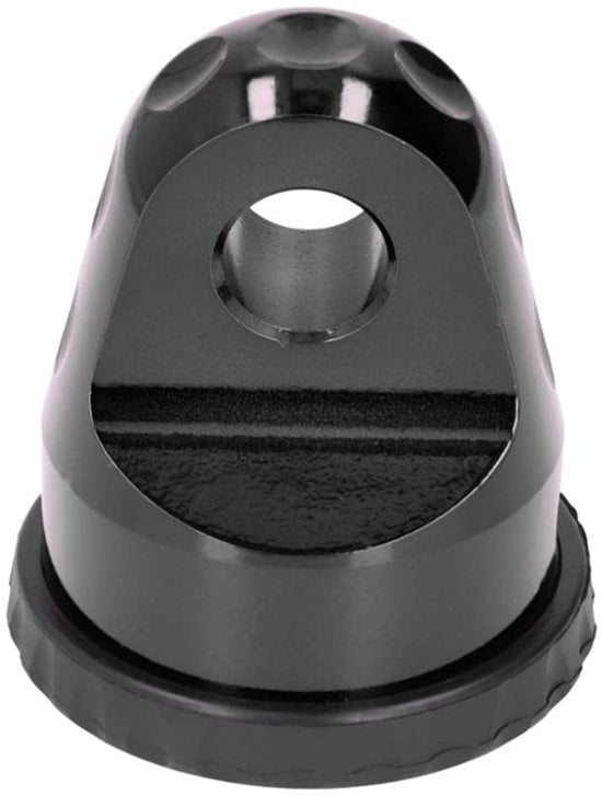 Lierhaak 2000 LB con Carico - Lega di Alluminio - Piastra in Gomma - Antiscivolo - Nero/Rosso/Argento/Azzurro - Resistentente allo Sfregamento e Duraturo - Lierbeugel