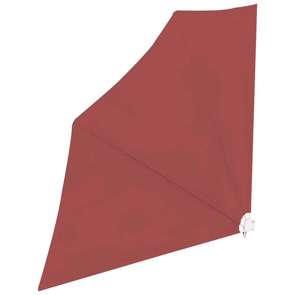 Tenda Laterale per Balcone Pieghevole Terracotta 140x140 cm 41581