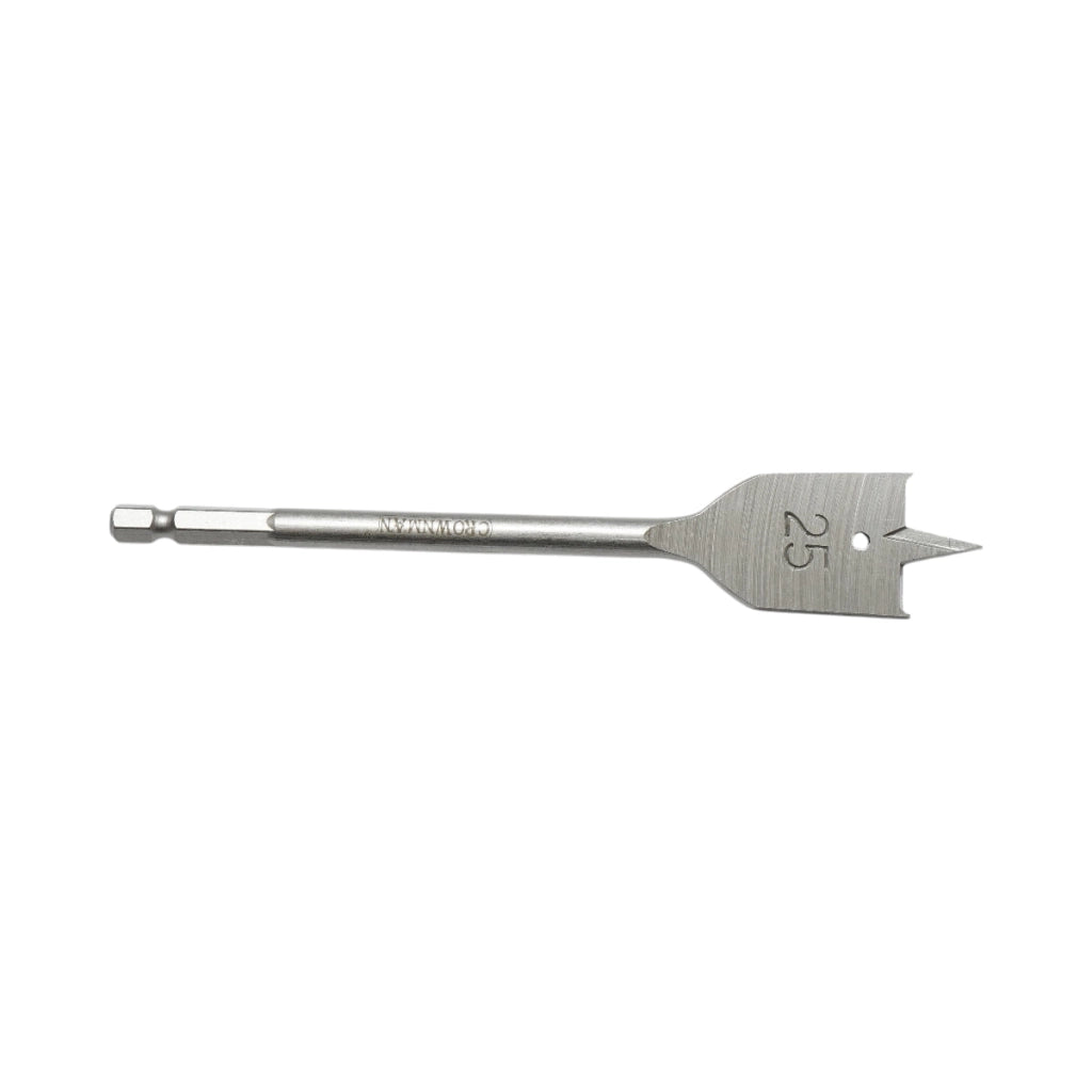 Set di punte piatte Crownman da 6 pezzi da 10-25 mm per legno