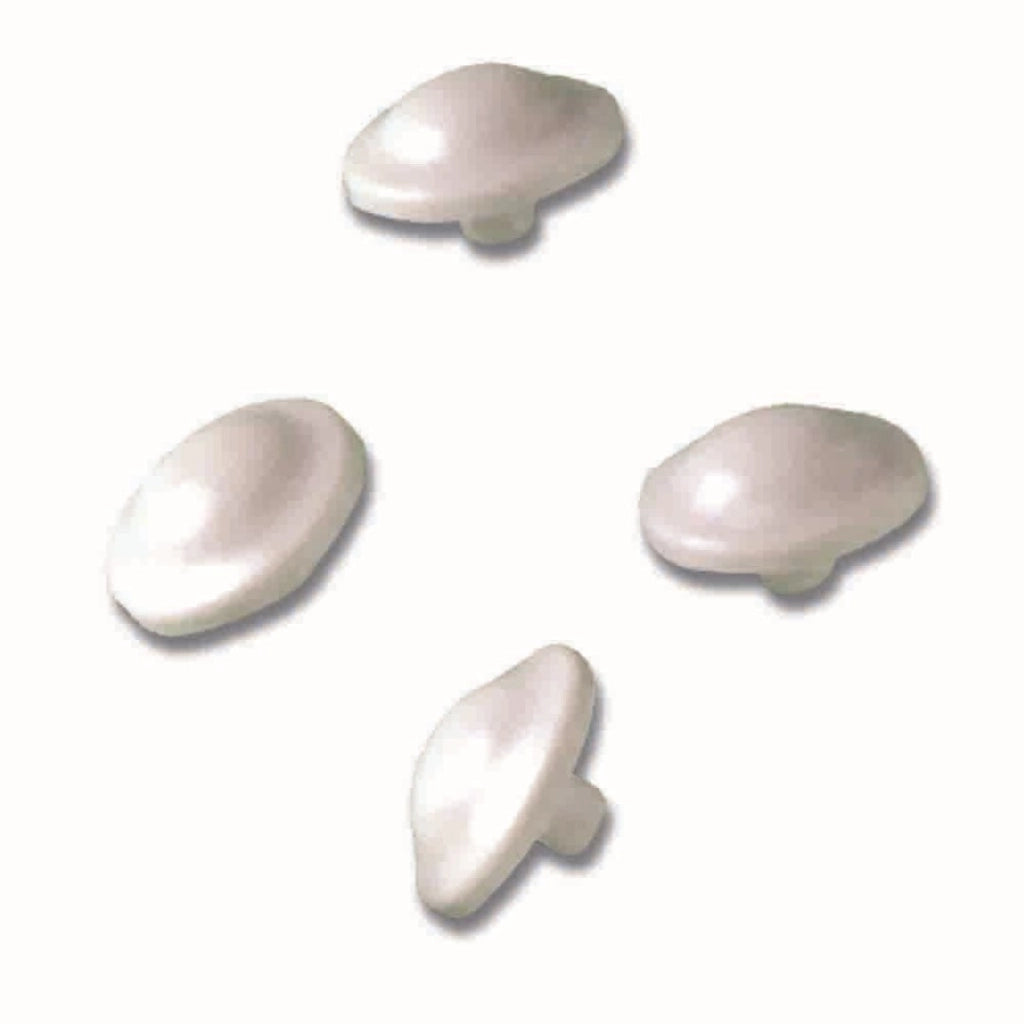 Paracolpi Per Sedile Wc Ø Mm 22X7H Con Perno Set 5 Pezzi - Idrobric